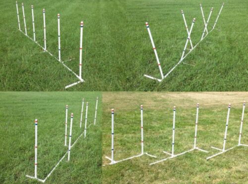Set of 6 4-in-1 Dog Agility Weave ...