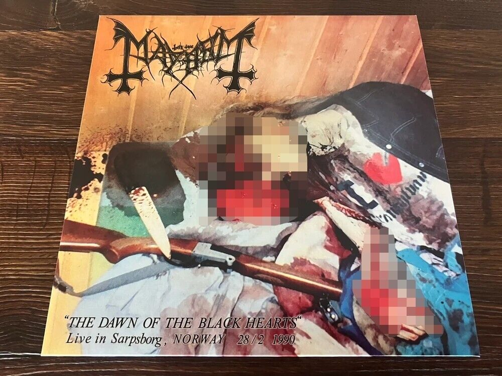 MAYHEM - Dawn Of The Black Hearts LP lim. 300 Suicide Vinyl Black