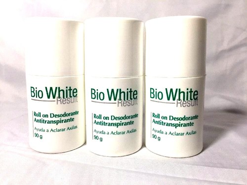 Bio White Result Deodorant Antiperspirant Whitening Aclarador Axilas Lot