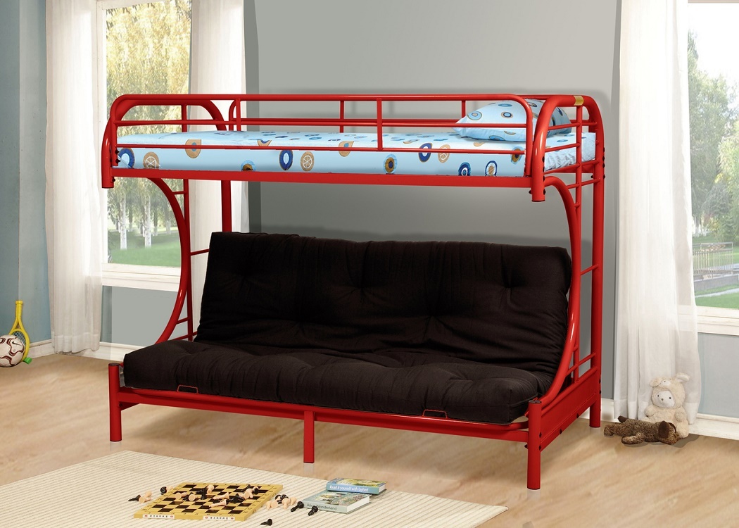 Space Saving Kids Bedroom Furniture Twin Futon Convertible Couch Bed Metal Frame For Sale Online Ebay