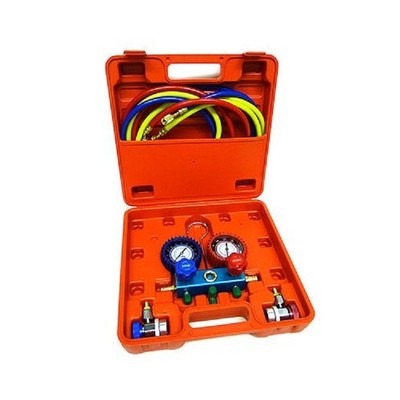 NEW Professional AC Air Conditioner Freon Manifold Gauge Kit Set R134a HVAC