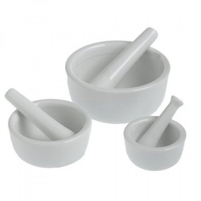 HIC Porcelain Set of 3 Mortar and ...