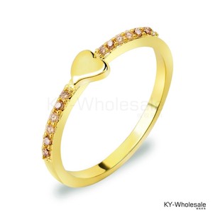 Size-7-Wedding-Jewelry-Party-Real-Gold-Plated-C-Z-Women-Lady-Rings