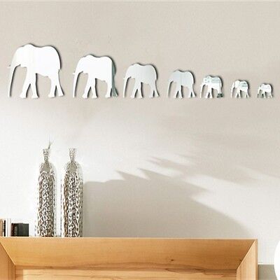 Elephant Modern Acrylic Plastic Mirror Wall ROOM ...