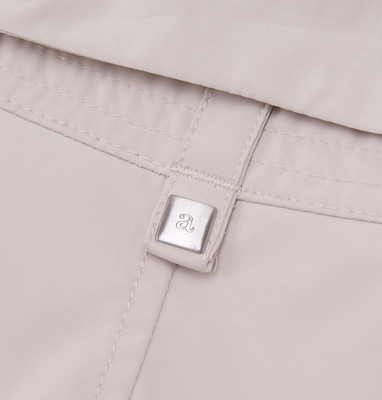 Pre-owned Allegri $895  Beige 'city Nylon' Lightweight Packable Trench Coat 48/m Jacket