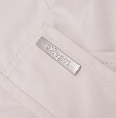 Pre-owned Allegri $895  Beige 'city Nylon' Lightweight Packable Trench Coat 48/m Jacket