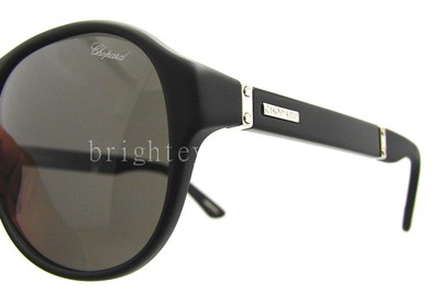 Pre-owned Chopard Authentic  Polarized Matte Black Sunglasses Sch 134 - 703p In Gray