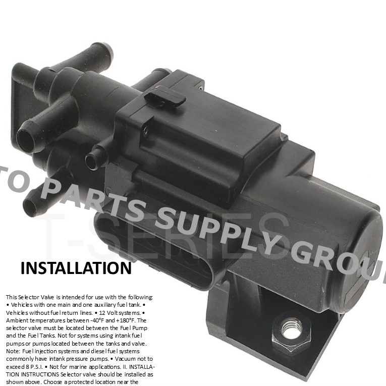 6 Port Fuel Gas Dual Tank Selector Valve Chevy Dodge Ford ... 1992 chevy truck efi wiring diagram 