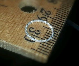 ... -DIAMOND-Cut-14k-SOLID-White-Gold-Hoop-Cartilage-SPARKLE-Tragus-Helix