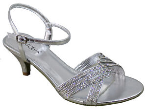 NEW-SILVER-DIAMANTE-MID-HEEL-PROM-EVENING-WEDDING-SHOES-SANDALS-UK-3-4 ...