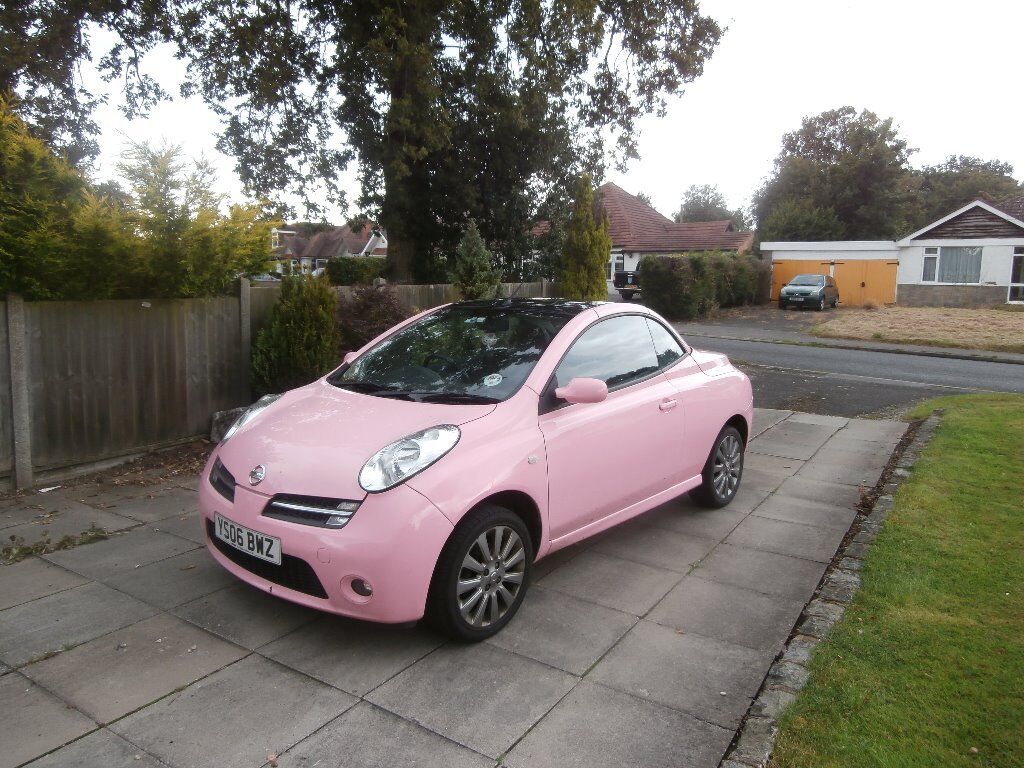 Used nissan micra pink convertible
