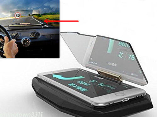 Car Universal Phone GPS Navigation HUD Head Up Projection Display Bracket Holder