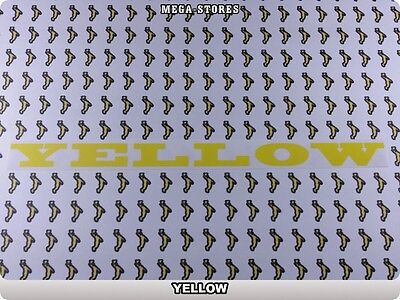 Color:Yellow:STEVE BAUER Stickers Decals Bicycles Bikes BMX MTB Cycles "DIFFERENT COLORS" 61A