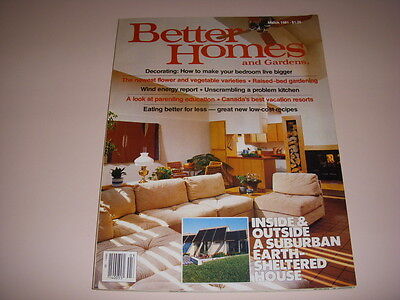 BETTER HOMES AND GARDENS Magazine, March, 1981, RAISED-BED GARDENING,