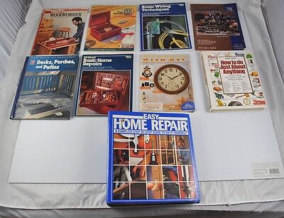 lot 9 home repair books magazines time life woodworker wiring te