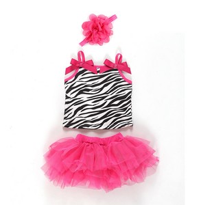 967 New baby headband from tank top 57 3pcs Girl Kids Baby Headband Tank Top Skirt Tutu Pettiskirt Clothes   