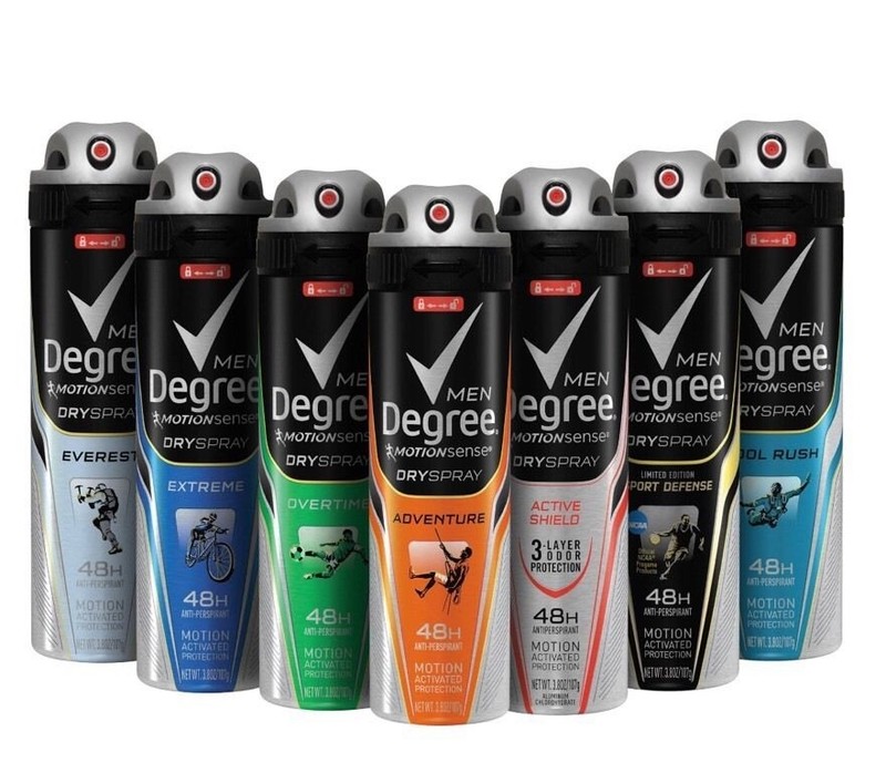 MEN'S Deodorant DEGREE MOTIONSENSE DRY Antiperspirant Spray