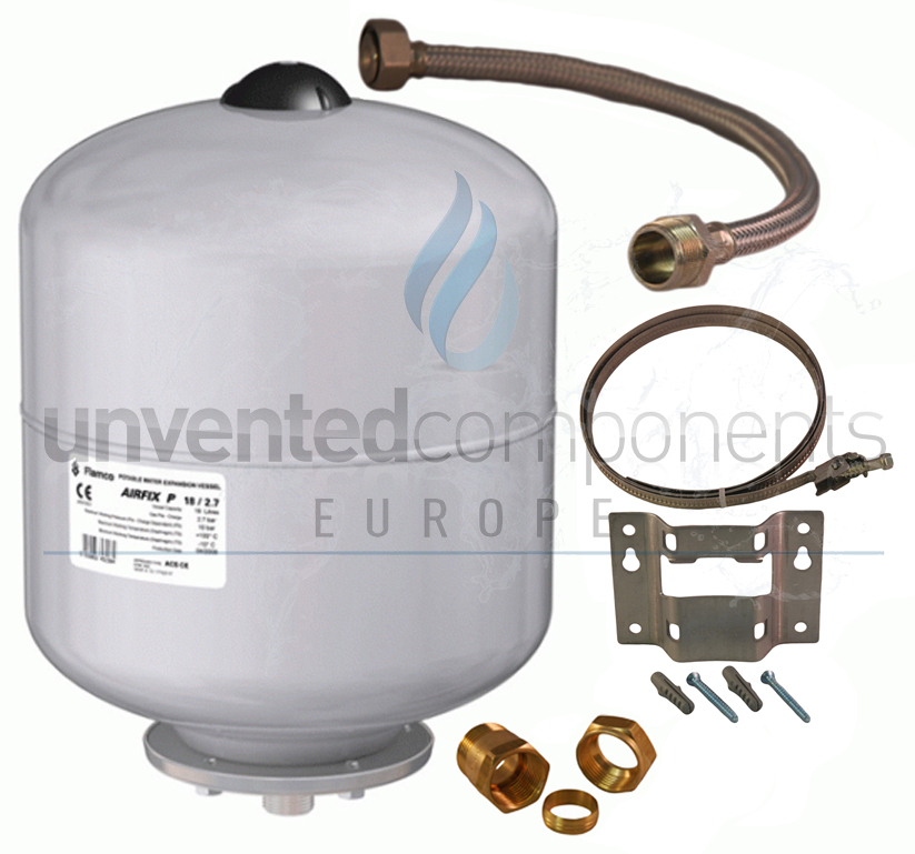 Flamco Airfix P Potable Expansion Vessels 2,8,12,18,24 Litre Bracket