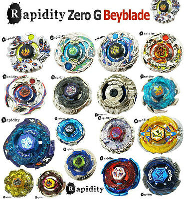 Beyblades Single Metal Fusion fury ZERO-G Top & tips Lot Set Style collect NEW