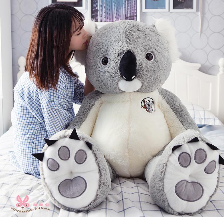 Stuffed & Plush Animals Online Sale Giant Hung BIG AUSTRALIA KOALA COTTON PLUSH SOFT TOY DOLL