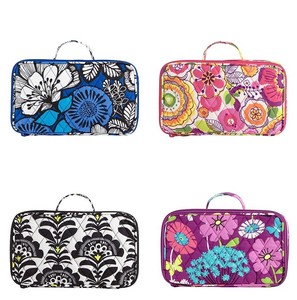 NWT-Authentic-Vera-Bradley-Blush-and-Brush-Makeup-Case