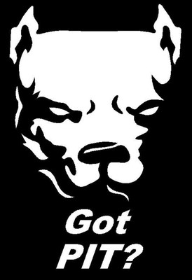 ~GOT PIT?~ Dog Decal Sticker Pit Bull ...