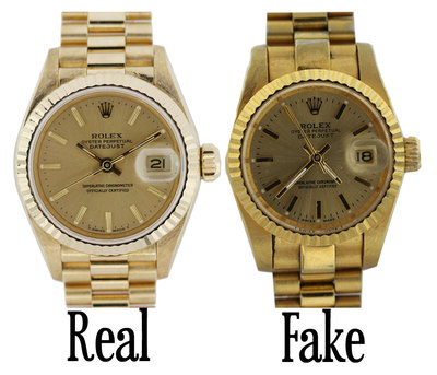 how do you identify a real rolex watch