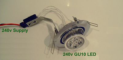 Again, where using MR16 base LED lamps, check the dimensions for your choice lamps before purchasing. Most GU10 and