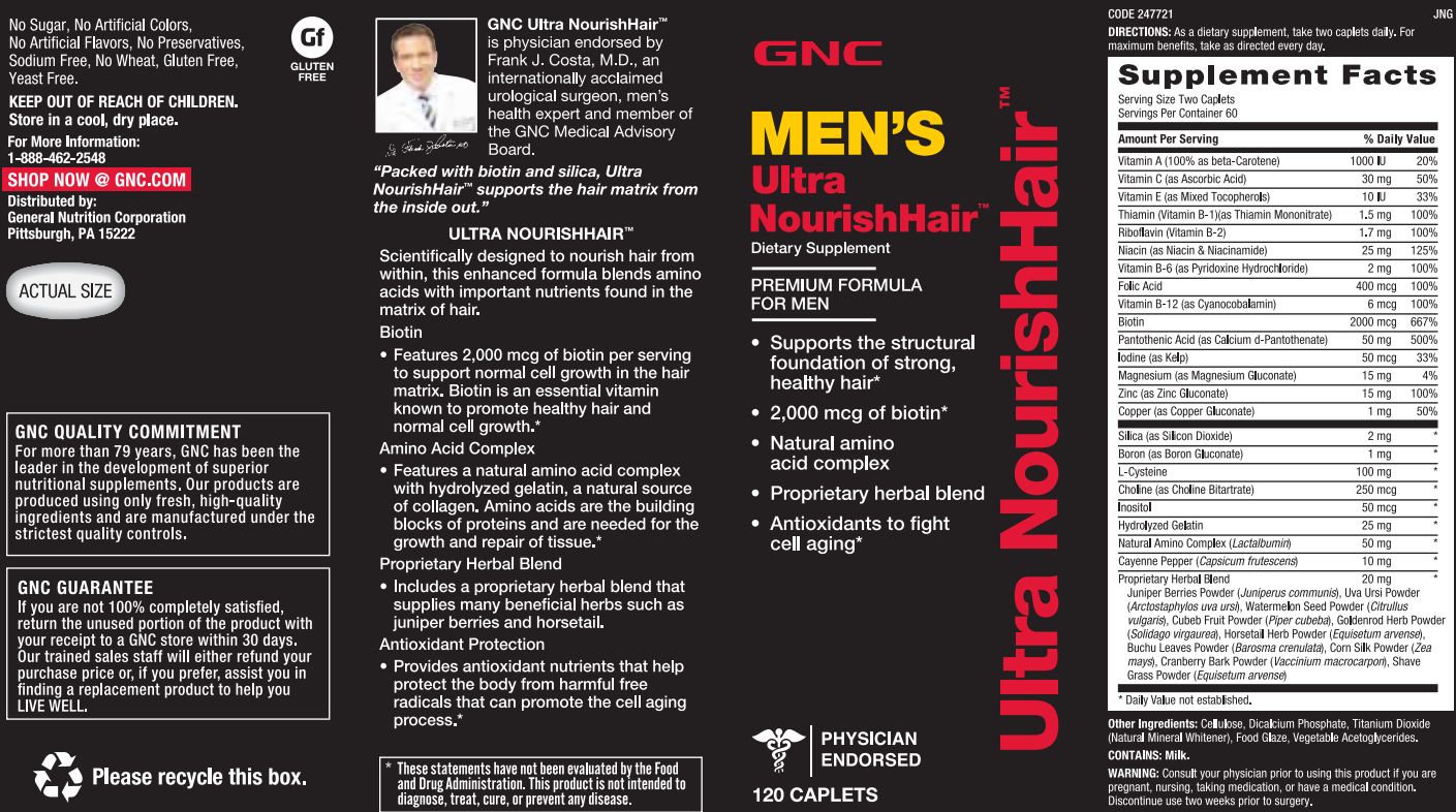 GNC ULTRA NUTRI NOURISH HAIR SUPPLEMENT RE GROW THICKER FULLER