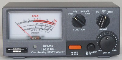 MFJ-874 SWR & Wattmeter 1.8-525 MHZ - 200 Watts - Authorized USA MFJ Dealer. Buy it now for 113.45