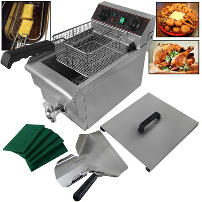 Commercial Electric 10L Deep Fryer w/ Timer ...