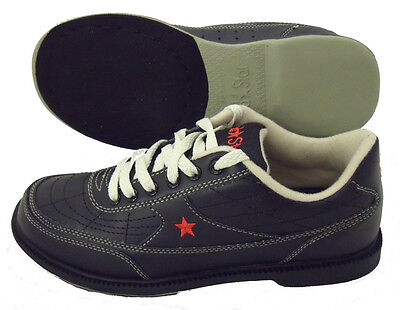 Red Star Black Tenpin Bowling Shoes - new - sizes 3 to 12