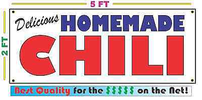 HOMEMADE CHILI BANNER Sign NEW Larger Size Best Quality for the $$$