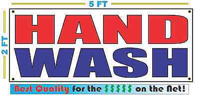 HAND WASH Banner Sign NEW Larger Size Best Quality for The $$$ Car (Best Hand Wash Car Wash)
