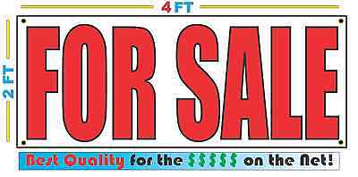2x4 FOR SALE Banner Sign NEW Discount Size - Best Quality for The