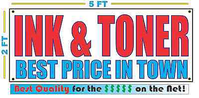 INK & TONER BEST PRICE IN TOWN Banner Sign NEW Larger Size High Quality! XXL
