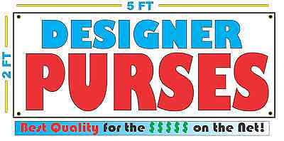 DESIGNER PURSES Full Color Banner Sign NEW XXL Size Best Quality for the