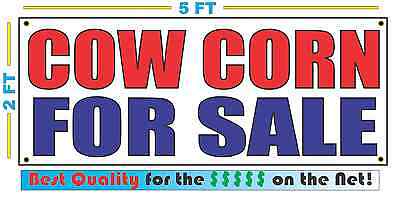 COW CORN FOR SALE Banner Sign NEW Size Best Quality for The (Best For Sale Signs)