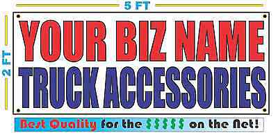 CUSTOM NAME TRUCK ACCESSORIES Banner Sign NEW Larger Size Best Quality for the