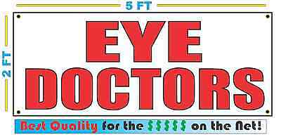 Red EYE DOCTORS 2X5 Banner Sign NEW Size Best Quality for The