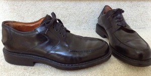 Johnston-Murphy-Passport-Leather-Black-Shoes-SZ-10-5M-Quality-Rtalian ...