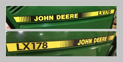 John Deere LX178 Hood Decal set M116038 ...