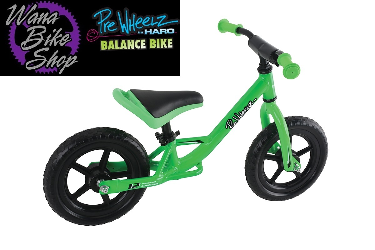 HARO PreWheelz Balance Bike Green