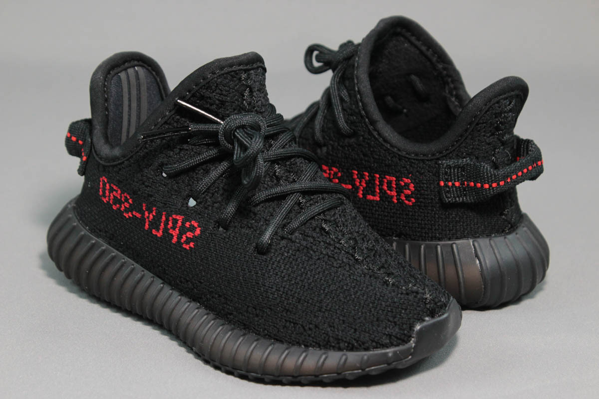 Yeezy Boost 350 V2 Infant 034 Black Red 034 BB 6372 Adidas Kanye