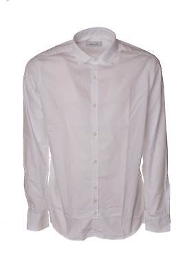 Pre-owned Aglini - Shirt - Male - White - 4064929a185337 In See The Description Below