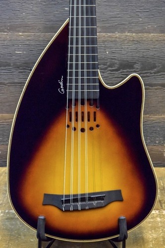 UPC 623501036509 product image for Godin Acs Lightburst Flame Nylon Hg Electric Classical Guitar With Bag 15024114 | upcitemdb.com