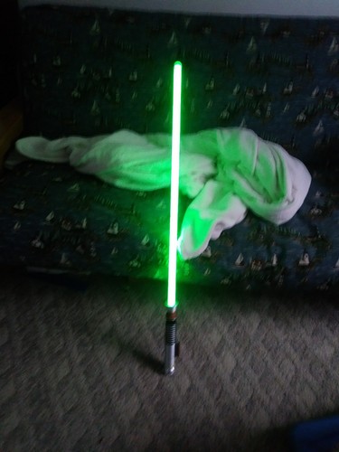Used star wars lightsaber....