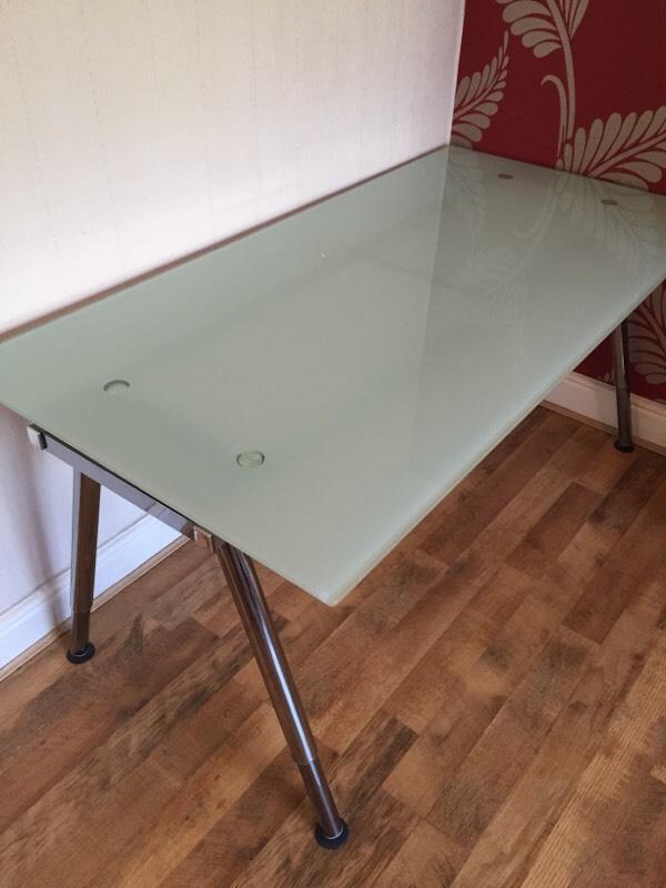 Ikea Galant Desk Glass