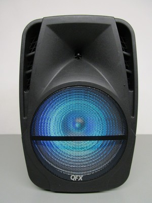 UPC 606540034002 product image for Qfx Pbx-bf15 Rechargeable Party Speaker With Disco Light, Bluetooth (mb1014229) | upcitemdb.com