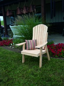 Outdoor Upright Adirondack Chair 8 Paint Colors Amish Made USA | eBay